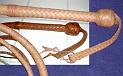 8ft Natural Tan 12 plait Screen Used Raiders Copy Bullwhip A